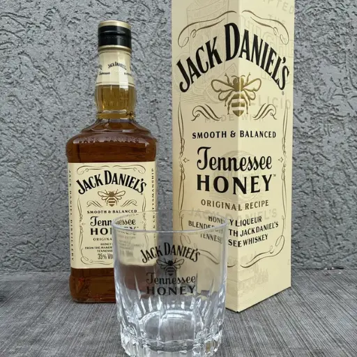 Kit jack daniels tenesse honey con vaso